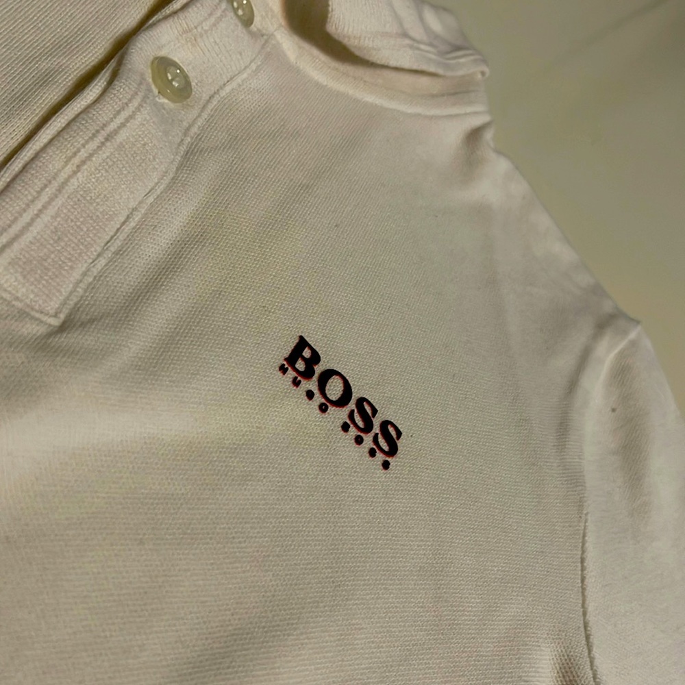 Hugo Boss Polo J25L83 S Biały Regular Fit Boys size 10 used